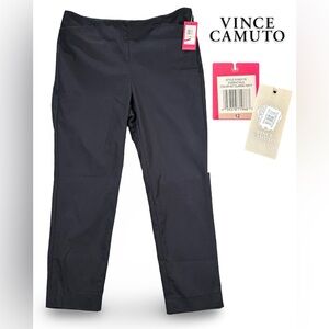 NWT Vince Camuto Classic Navy Black Dress Pants Women's 12 Career Office Trouser